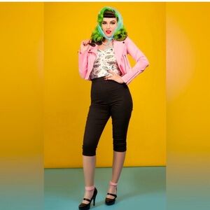 New Collectif high rise crop capris